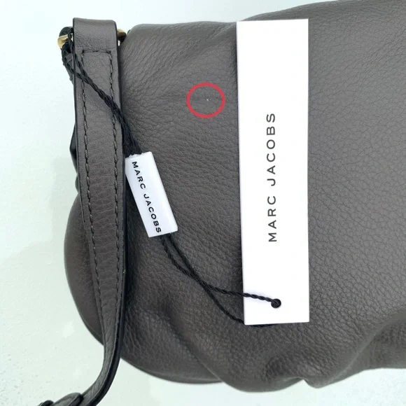 MARC JACOBS Gray Leather Crossbody Bag - Picture 9 of 11